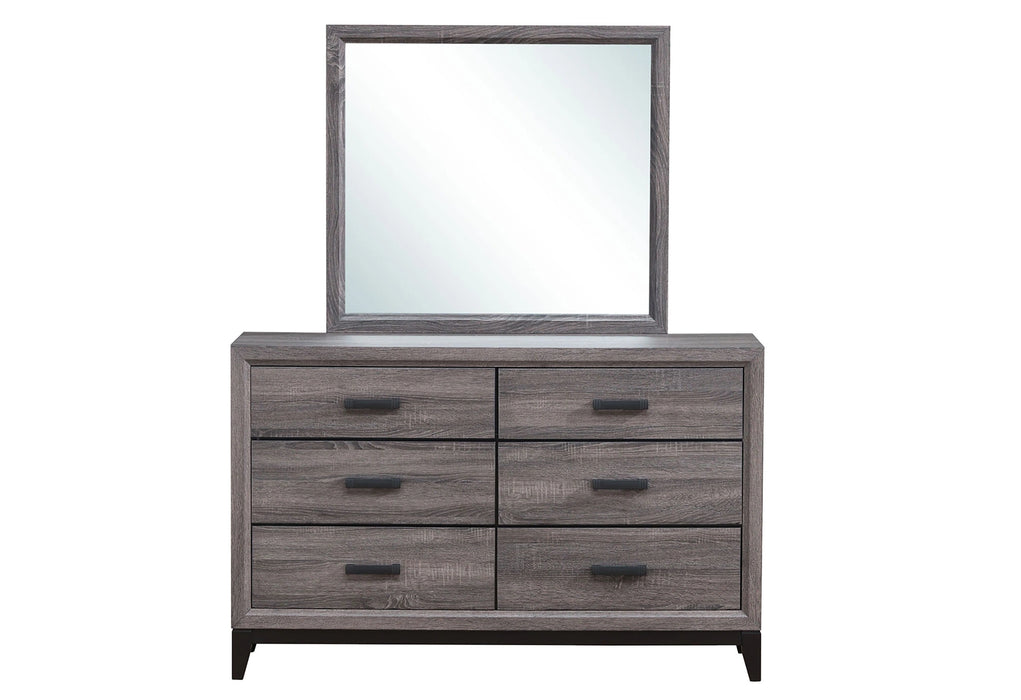 Kate Bed, Dresser, Mirror, Nightstand