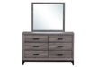 Kate Bed, Dresser, Mirror, Nightstand