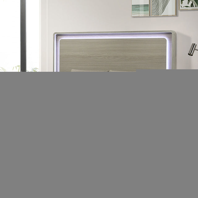 Rainier Queen Bedroom Set Gray