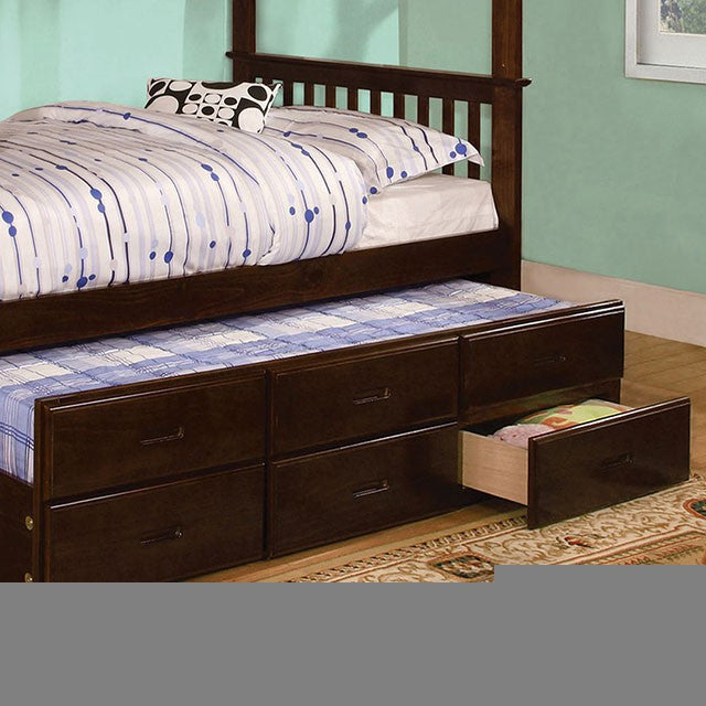 University Twin Trundle w/ 3 Drawers