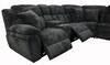 Power Sectional w/Power Back Chaise,& Popup Sleeper