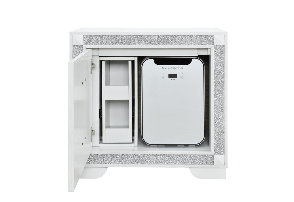Soleil Nightstand with Cooler and Speaker