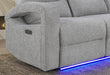 U6611 Grey 15 Pwr Rec Sofa/Pwr Console Rec Loveseat/Power Recliner
