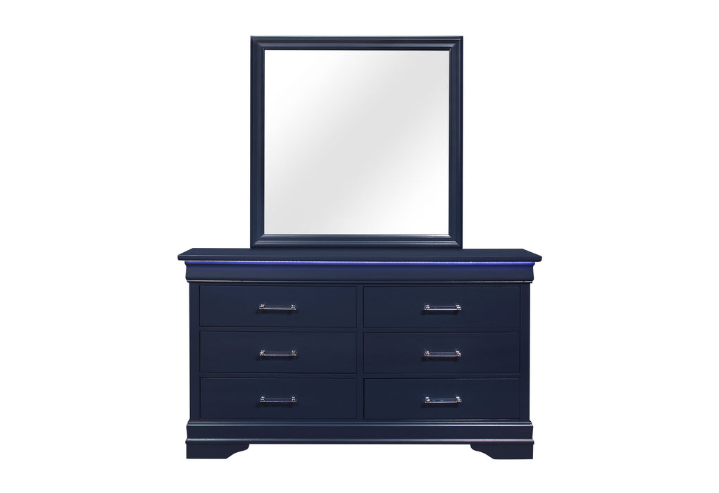 Charlie Twin Bed, Dresser, Mirror, and Nightstand