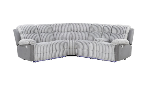 U6028 Grey Sectional with LED