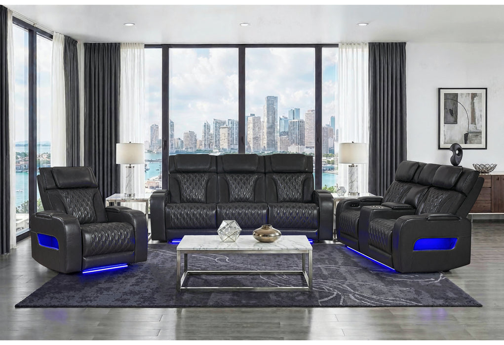 U8611 Blanche P2 Pwr Rec Sofa/Pwr Con Rec Loveseat/Pwr Rec