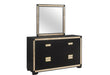 Blake Black/Gold Dresser