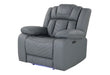 U7068 Grey 10 Pwr Rec Sofa/Pwr Con Rec Loveseat with LED