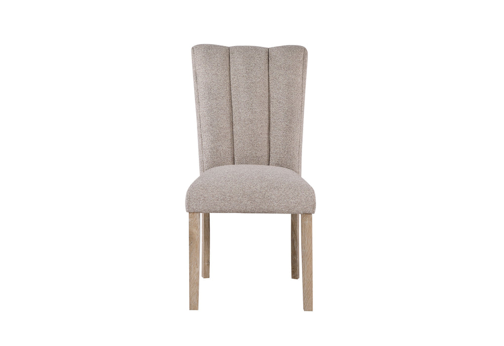 D02 NATURAL DINING TABLE + 6 D8683 DINING CHAIRS