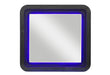 Beckett Wht/Blk Mirror W/ LED
