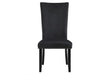 D03 Black Velvet Dining Chair
