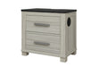 Ashley Brown Nightstand W/USB & Speaker